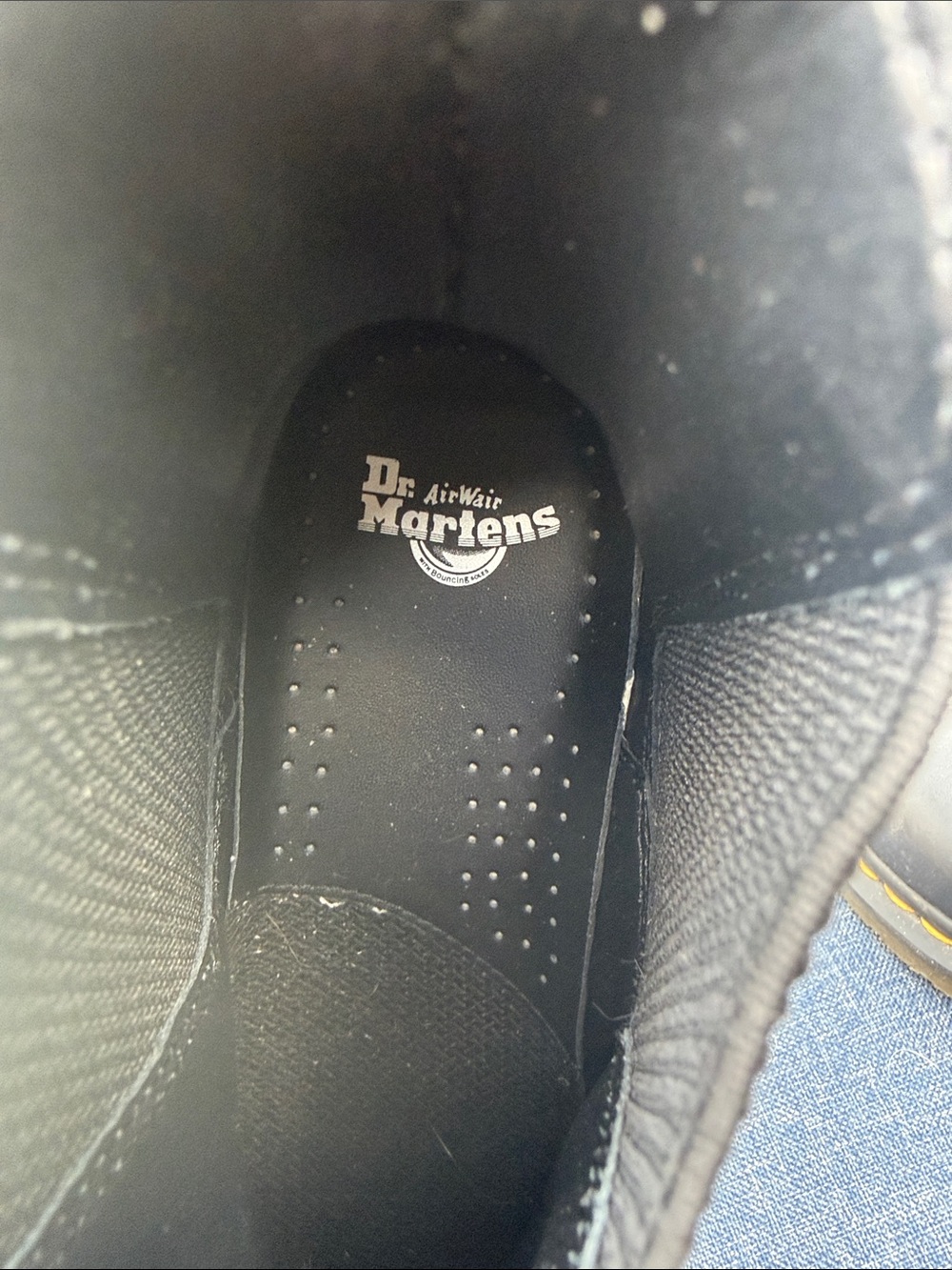 Dr. Martens AirWair Black Chunky Chelsea Ankle Boots Sz 8 - Picture 5 of 10
